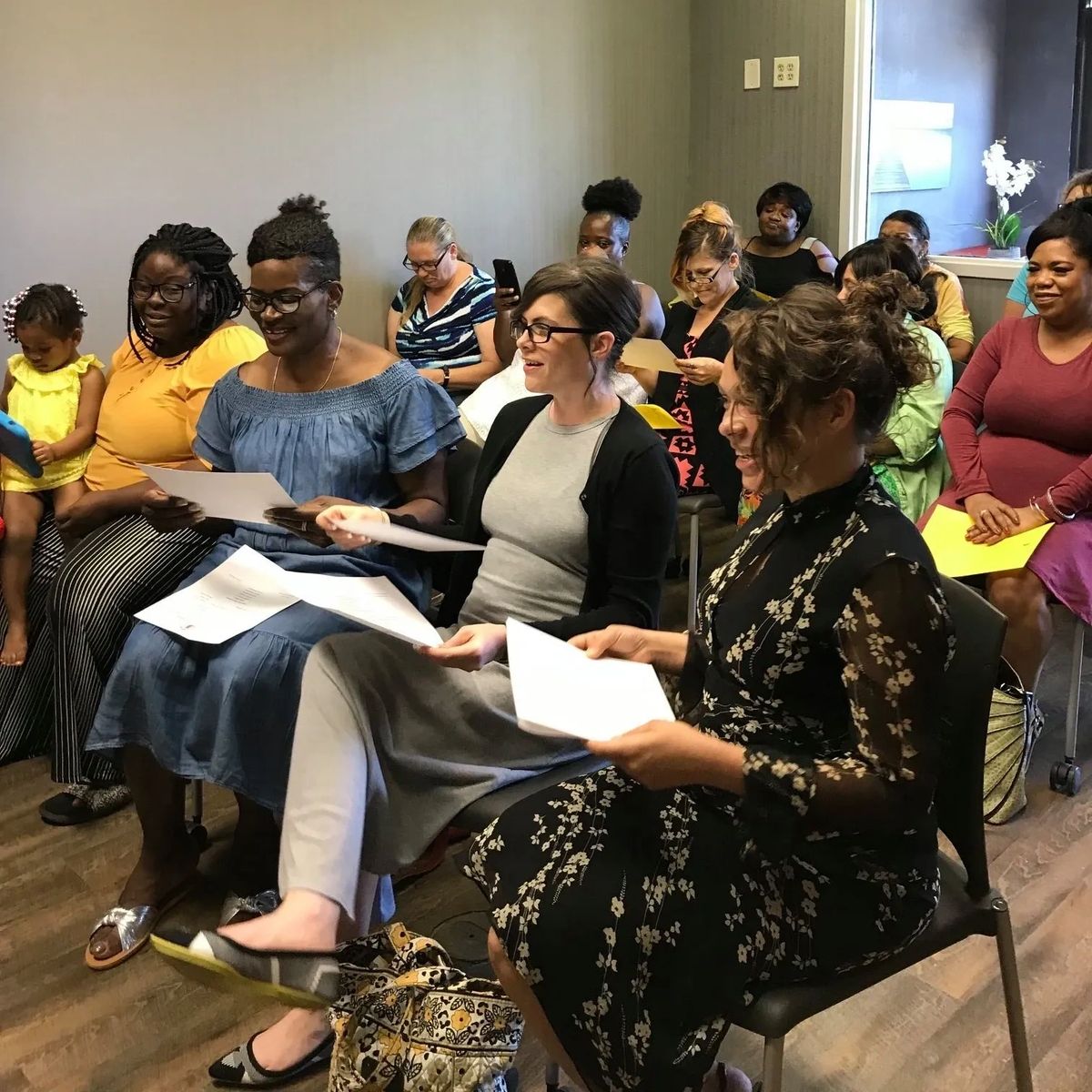 leadership Group of Women in a leadership training class